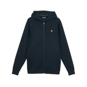 Fleece Kapuzen-Sweatshirt mit durchgehendem Reißverschluss Lyle & Scott image-0