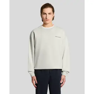 Sweatshirt Lyle & Scott Script Heavyweight Loopback image-1