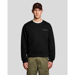 Sweatshirt Lyle & Scott Script Heavyweight Loopback image-1