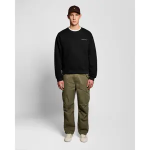 Sweatshirt Lyle & Scott Script Heavyweight Loopback image-2