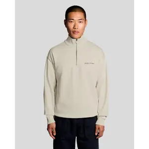 Quarter-zip sweatshirt Lyle & Scott Script image-1