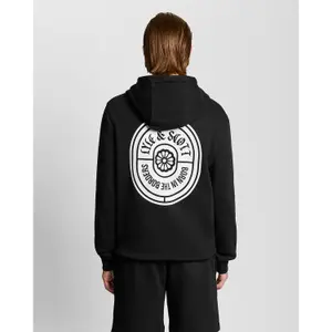 Hooded sweatshirt Lyle & Scott Borders Label Graphic image-4
