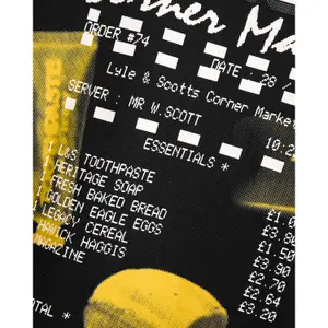 Hooded sweatshirt Lyle & Scott Receipt Graphic image-5