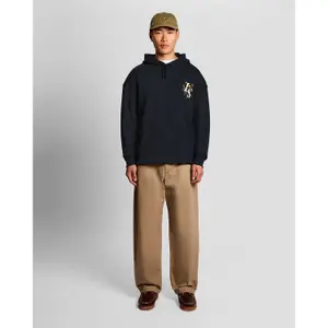 Hooded sweatshirt Lyle & Scott Dandelion Script Graphic image-2