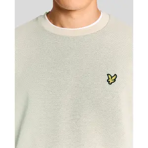 Jumper with a round neck in jacquard Lyle & Scott image-4