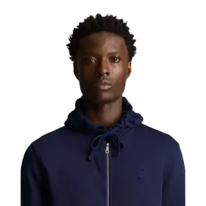 Zip-up hoodie Lyle & Scott Tonal Eagle image-4