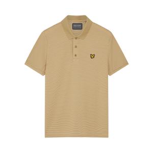 Gestreept poloshirt met microbollen Lyle & Scott image-0