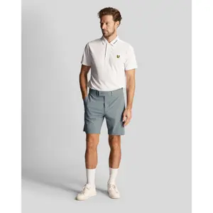 Polo con cuello y logo Lyle & Scott Tech image-2