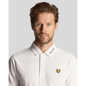 Polo con cuello y logo Lyle & Scott Tech image-4