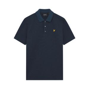 sp1906v-x081-polo-shirt-lyle-scott-tonal-texture-muddy-navy