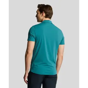 Polo with contrast button placket Lyle & Scott image-3