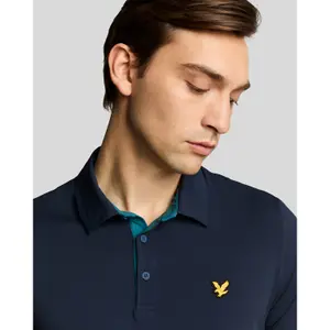 Polo with contrasting button placket Lyle & Scott image-4