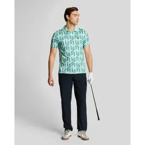 Printed polo shirt Lyle & Scott Monogram image-2