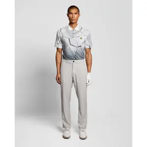 Polo med geometriskt mönster Lyle & Scott image-3