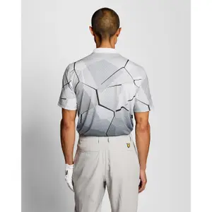 Polo med geometriskt mönster Lyle & Scott image-2