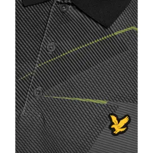 Polo med geometriskt mönster Lyle & Scott image-5