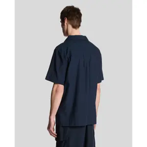 Cotton shirt with a lapel collar Lyle & Scott image-2