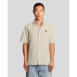 Mixed linen shirt Lyle & Scott image-1