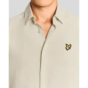 Mixed linen shirt Lyle & Scott image-4