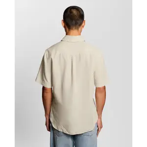 Mixed linen shirt Lyle & Scott image-3