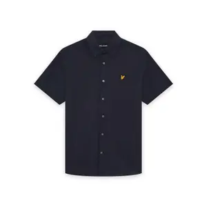 Mixed linen shirt Lyle & Scott image-0