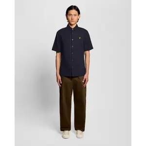 Mixed linen shirt Lyle & Scott image-2
