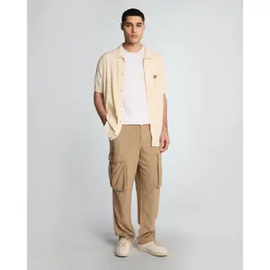 Cotton and linen cargo trousers Lyle & Scott image-2