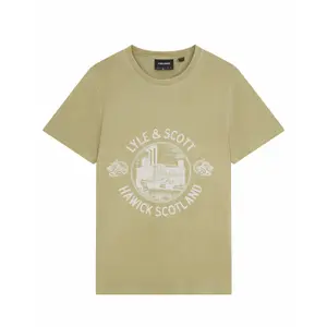 T-shirt i stor størrelse Lyle & Scott Hawick Print image-0