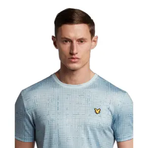 T-Shirt Lyle & Scott Grid image-3