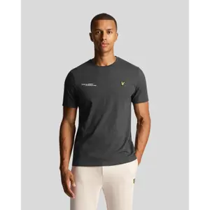 Uni T-Shirt mit passendem Druck Lyle & Scott image-1