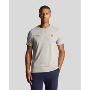 Uni T-Shirt mit passendem Druck Lyle & Scott image-1