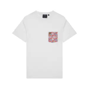 Blumenmuster T-Shirt mit Tasche Lyle & Scott image-0