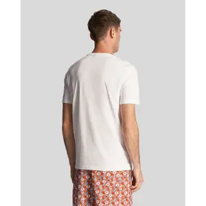 Blumenmuster T-Shirt mit Tasche Lyle & Scott image-3