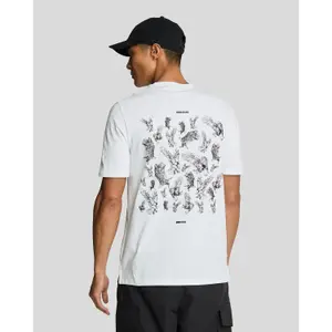 T-Shirt Lyle & Scott Scattered Eagles Graphic image-2
