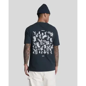 T-Shirt Lyle & Scott Scattered Eagles Graphic image-1