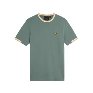 T-Shirt mit halber Zierkante Lyle & Scott image-0