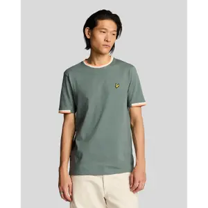 T-Shirt mit halber Zierkante Lyle & Scott image-1