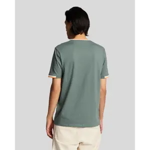 T-Shirt mit halber Zierkante Lyle & Scott image-2