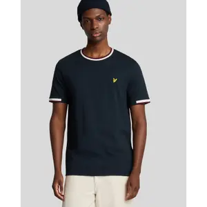 T-Shirt mit halber Zierkante Lyle & Scott image-1