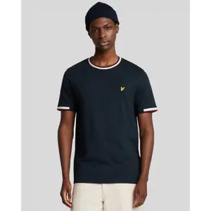 T-Shirt mit halber Zierkante Lyle & Scott image-2