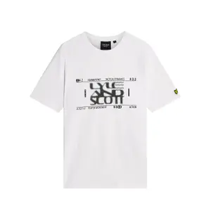 T-Shirt Lyle & Scott Formation Blur Graphic image-0