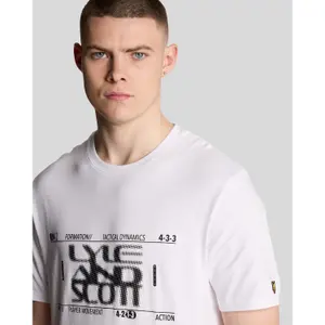 T-Shirt Lyle & Scott Formation Blur Graphic image-4