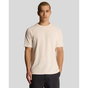 T-shirt de tela de rizo emblema Lyle & Scott image-1
