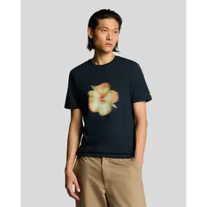 T-Shirt Lyle & Scott Motion Floral Graphic image-1