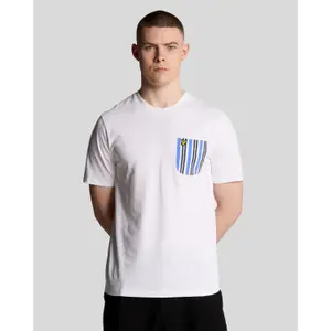 Gestreiftes T-Shirt mit Tasche Lyle & Scott image-1