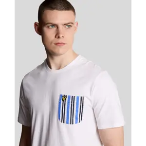 Gestreiftes T-Shirt mit Tasche Lyle & Scott image-4