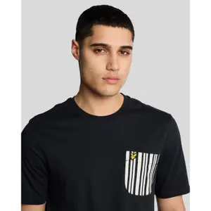 Gestreiftes T-Shirt mit Tasche Lyle & Scott image-4