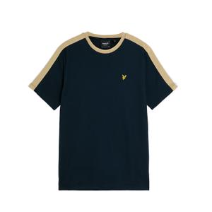 T-Shirt mit kontrastierenden Streifen Lyle & Scott