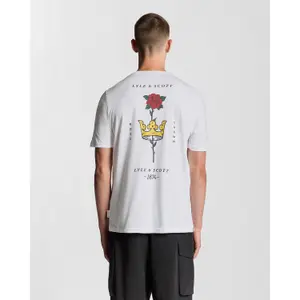 T-Shirt Lyle & Scott Rose et Couronne image-4
