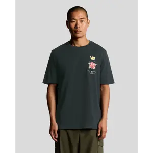 T-Shirt Lyle & Scott Rose et Couronne image-1